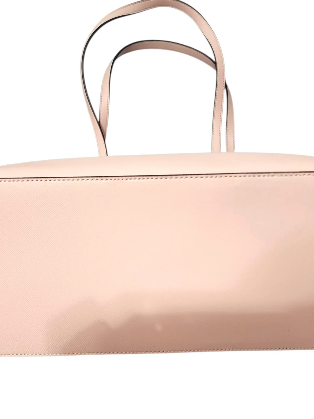 KATE SPADE NY Dana Rose Smoke Leather Large Tote Bag